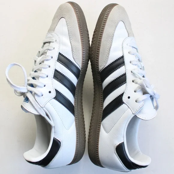 Adidas Originals 926 Samba ADV Shoes Sneakers White Black Size 7 Mens / 8 Womens - Picture 5 of 8